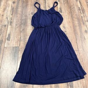 Gilli‎ Dress Size Small Navy Blue Sleeveless Soft USA Made